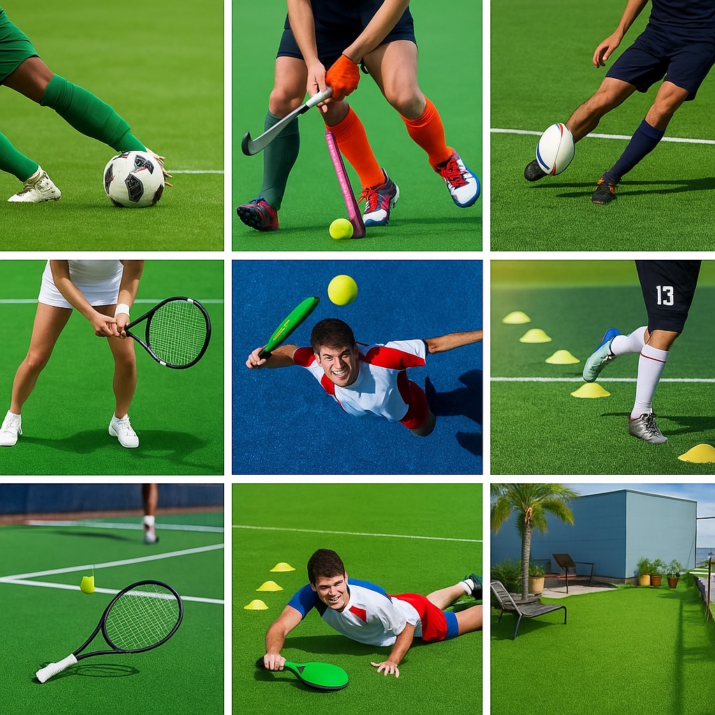 หญ้าเทียมสำหรับสนามกีฬา - บริษัท คิง เทิร์ฟ คอนสตรักชัน จำกัด